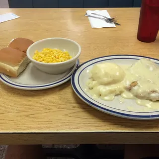 Chicken Fried Steak & Two Eggs