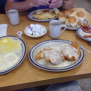 Chicken Fried Chicken & Two Eggs