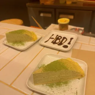 Matcha Crepe Cake