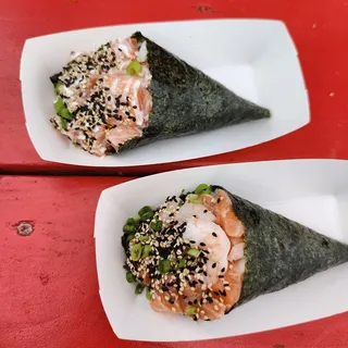 Salmon & Shrimp Temaki