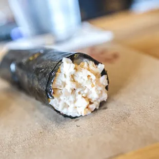 Shrimp Hand Roll.