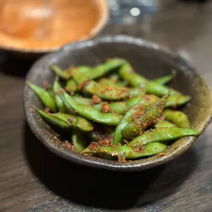 Edamame (Spicy Garlic)