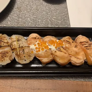 Salmon Belly Aburi Nigiri