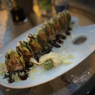New Dragon Roll straight