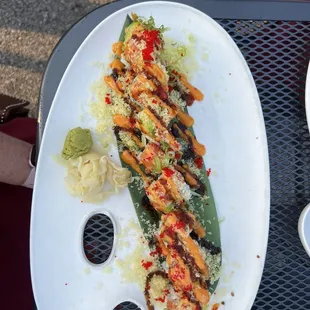 Salmon Volcano Roll