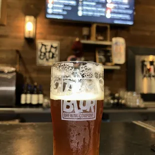 Ricketbocker seasonal brew that may stay in as a Headliner soon. Perfect winter time brew