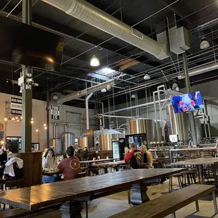 The seating area