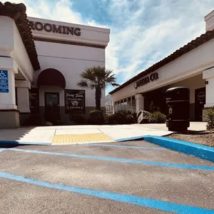 Handicap parking and accessible