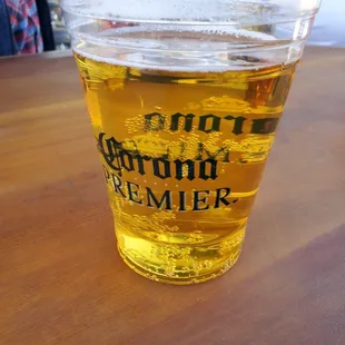 a glass of beer