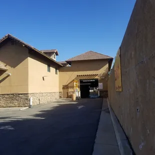 the entrance