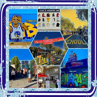 Montage of images from the Temescal Street Picnic