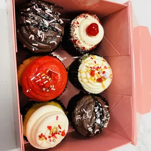 dessert, cupcakes, food