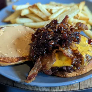 Peanut Butter and Jelly Burger