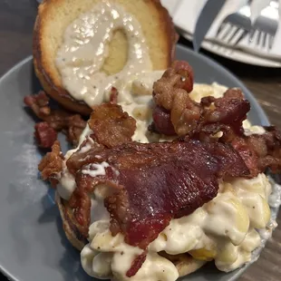 Mac and Mac &amp; Cheese Burger