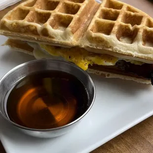 Waffle Egg Sandwich