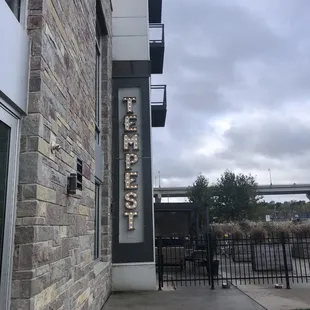 Outside