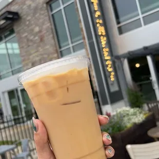 Lava salt latte