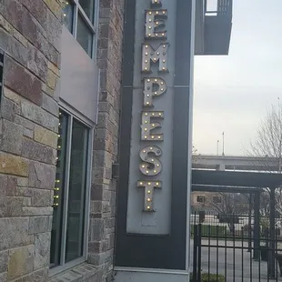 outside