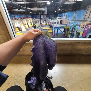 Knitting while I wait