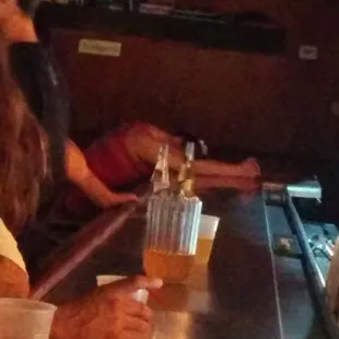 She was there for at least an hour. No one said a word to her.