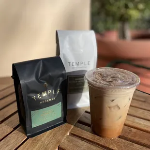 Thai Iced Tea and beans