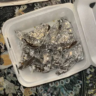 8 Foil Wrapped Chicken