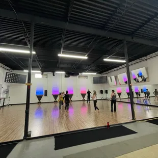 Beautiful studio with mirrors