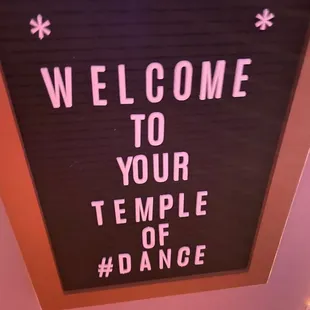 Welcome sign
