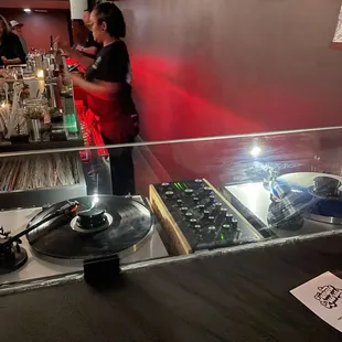 Turntable set-up