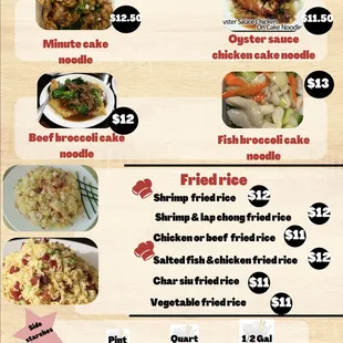 Dishes  menu 09/2022