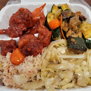 2 item combo + 1/2 1/2 starch