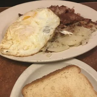 Corned Beef Hash and Eggs