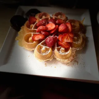 Fresh Strawberry Waffle