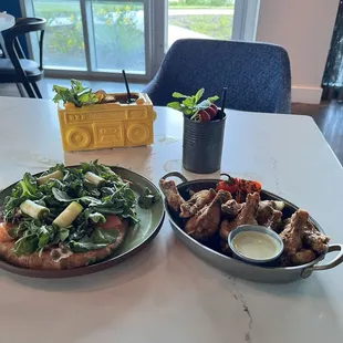 Cocktails and appetizers (boom box cocktail) highly recommend!