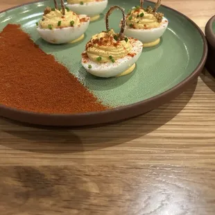 Deviled Eggs with paprika