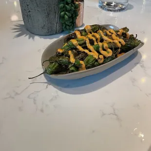 Shishito peppers