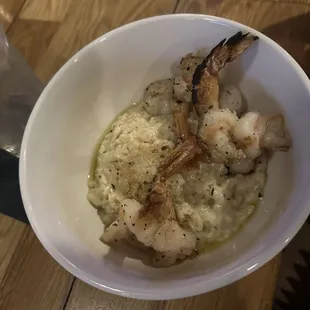 Parmesan and shrimp risotto of the day