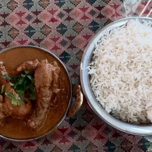 Chicken korma - bone in!