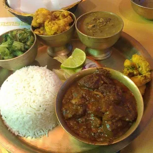 Mutton Thali (Oct 21, 2012)