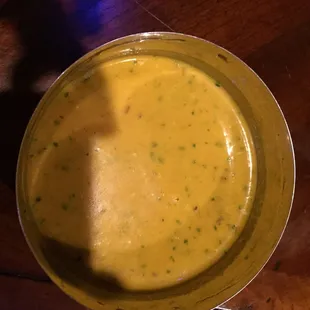 This sauce comes with the fried veg momo.