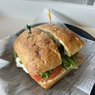 Mozzarella and Avocado Sandwich