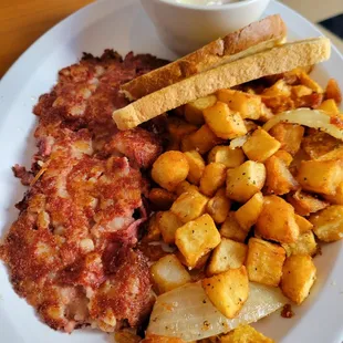 Corn Beef Hash and Eggs