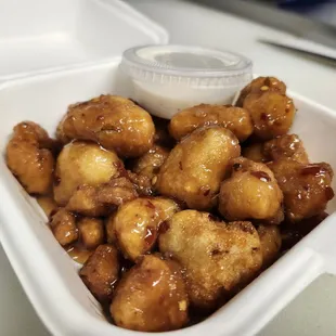 Sweet Chili Cauliflower Bites