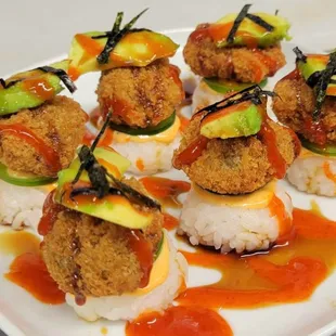 Spicy Sushi Bites