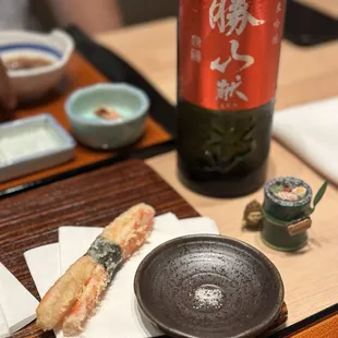 Chef Chikano crafts Edomae tempura only using finest ingredients from Tokyo and Hawaii.