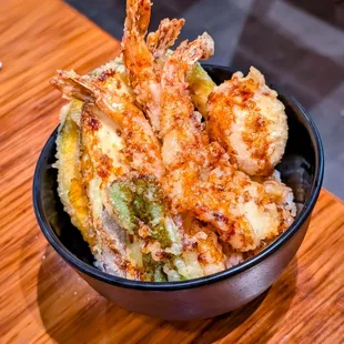 Shrimp &amp; vegetable tempura bowl 9/23/24