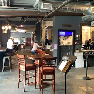 View not far from entrance door looking towards ordering counter