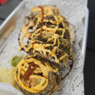 Fried tiger roll