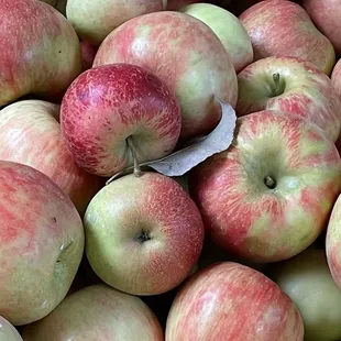 a pile of apples
