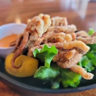 Fried squid leg. Recommend